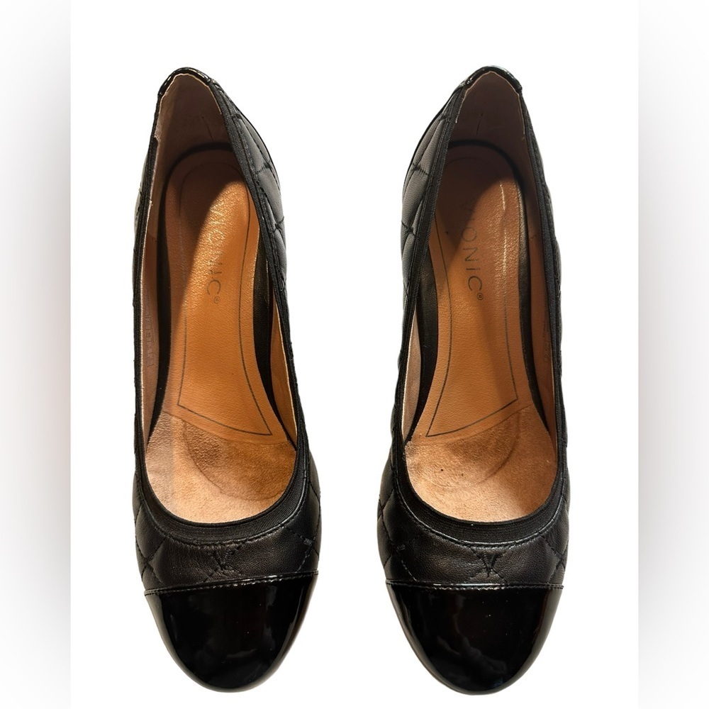 Vionic Ruby Pump Black Nappa Leather/Patent - image 6
